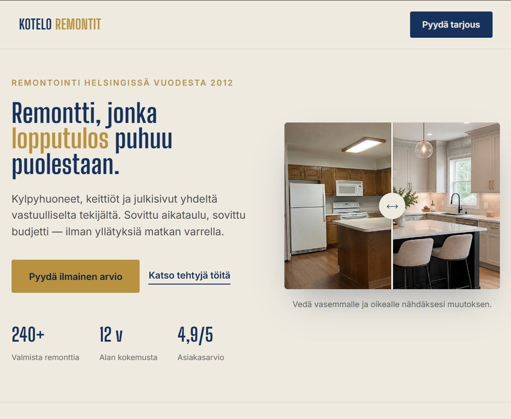 Uusi nettisivu